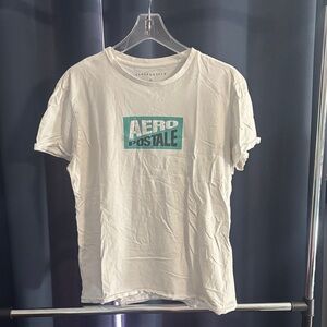 Aeropostale White Crew Neck Tee